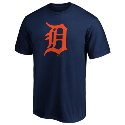 Shop Fanatics Mens  Tigers Official Logo T-shirt In Navy