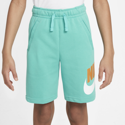 Boys' Grade School - Nike NSW Club HBR Shorts - Washed Teal/Washed Teal
