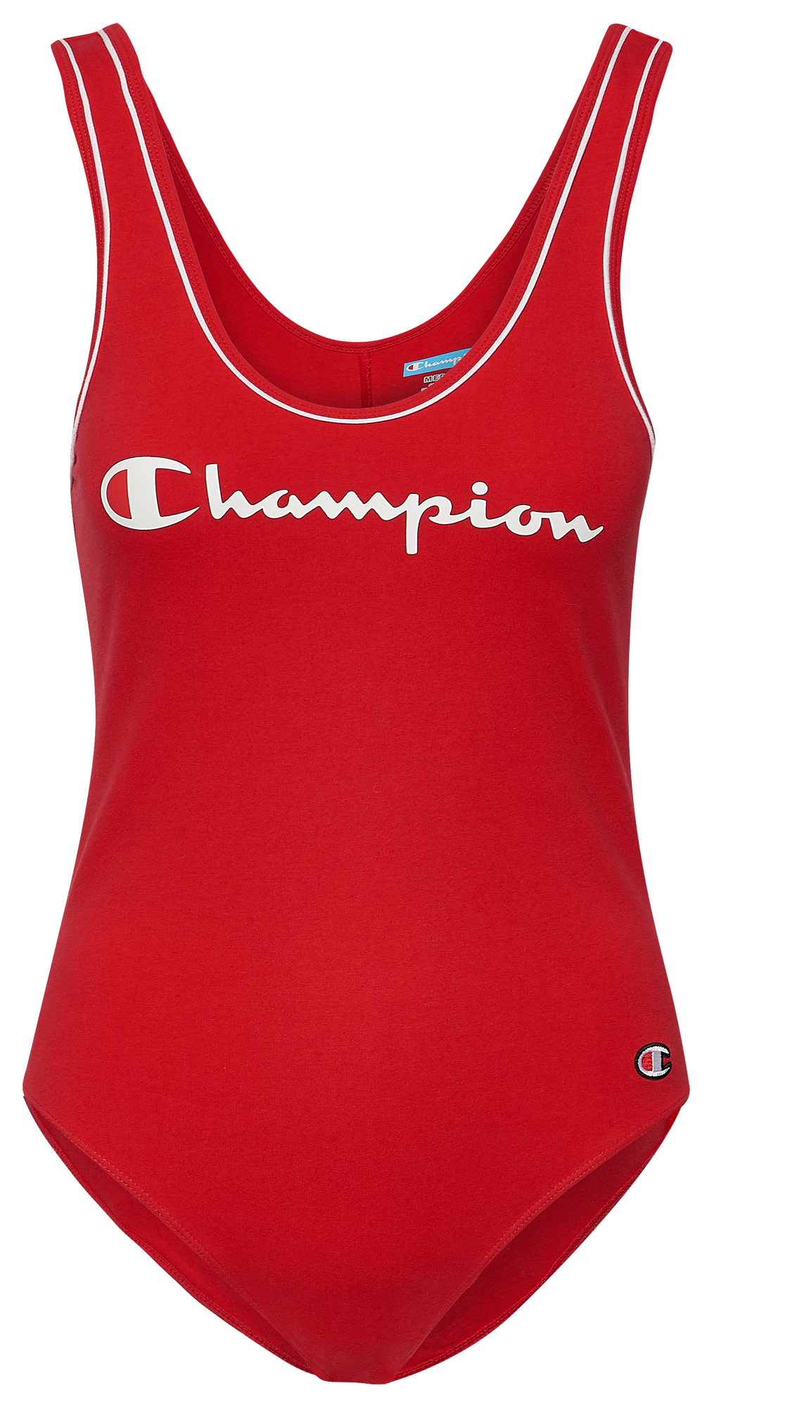 red champion bodysuit