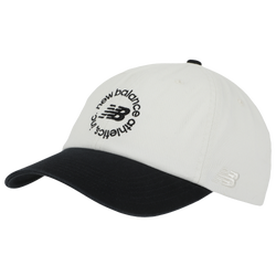 Adult - New Balance 6 Panel Circle Graphic Hat - Sea Salt/Black