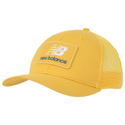 Adult - New Balance Stacked Patch Logo Trucker - Clementine/Yellow
