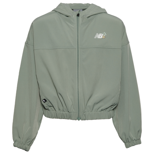 Shop New Balance Girls   Stretch Woven Jacket
