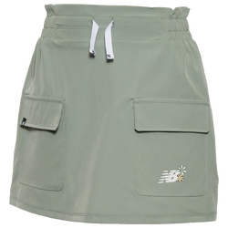 Girls' Grade School - New Balance Woven Cargo Skort - Juniper