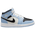 Jordan AJ 1 Mid - Girls' Grade School Blue/Black/White