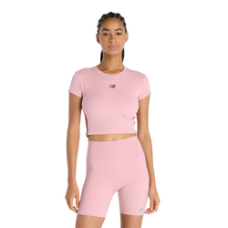 Women's - New Balance Harmony Fitted T-Shirt - Pink Taffy