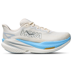 Women's - HOKA Mach X 3 - White/Gray/Blue