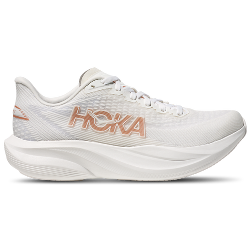 HOKA Womens Mach 7 - Running Shoes - Gold / White / White Size 8.5