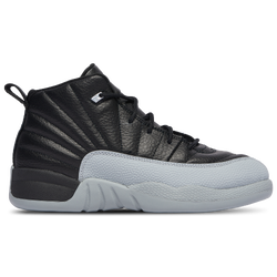 Boys' Preschool - Jordan Retro 12 - Black/Grey/White