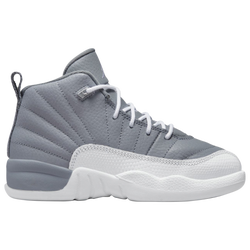 Boys' Preschool - Jordan Retro 12 - Grey/White