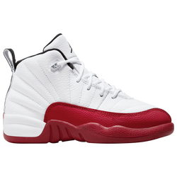 Boys' Preschool - Jordan Retro 12 - White/Black/Varsity Red