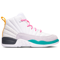 Boys' Preschool - Jordan Retro 12 - Photon Dust/Vapor Green/White