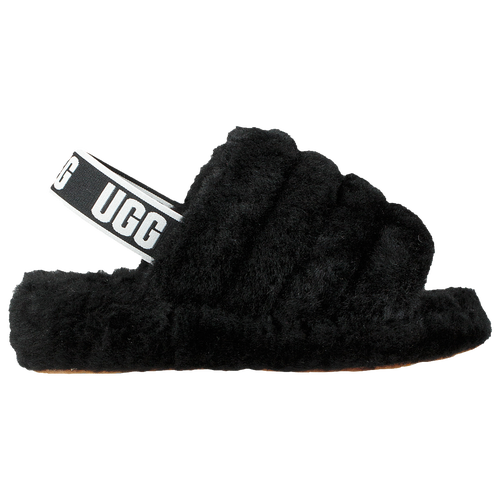 

UGG Womens UGG Fluff Yeah Slides - Womens Shoes Black/Black Size 06.0