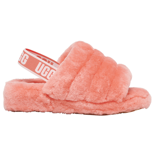 Ugg Fluff Yeah Slides In Coral/coral