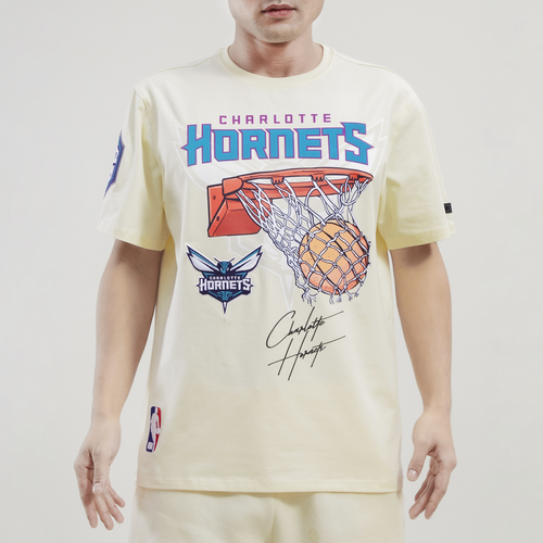 

Pro Standard Mens Pro Standard Hornets Cream T-Shirt - Mens Tan/Tan Size XXL