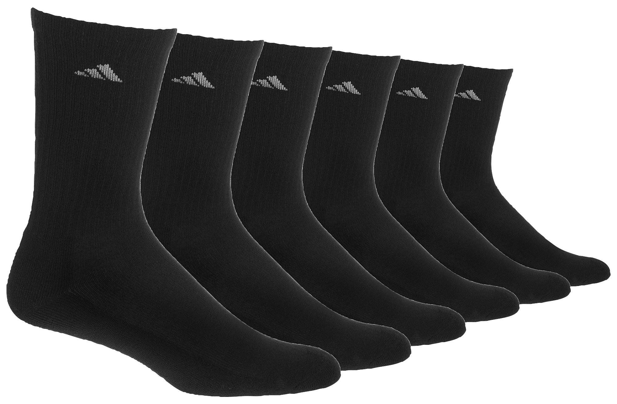 adidas Athletic 6Pack Cushioned Crew Socks Foot Locker