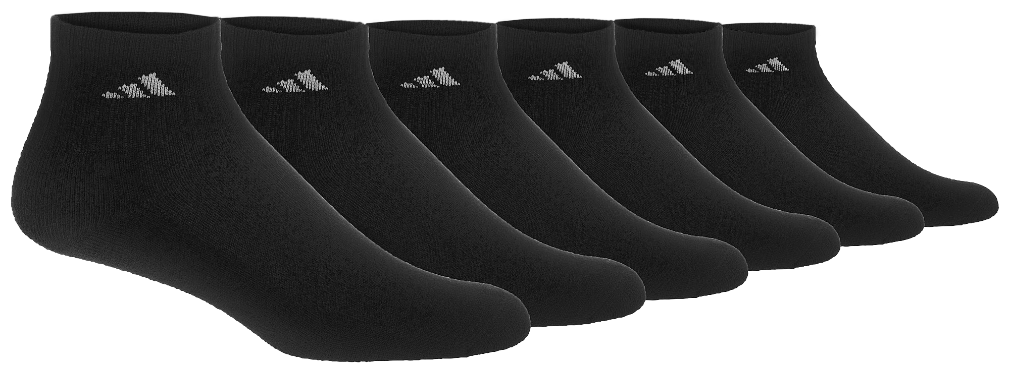 adidas Athletic 6-Pack Cushioned Quarter Socks - Men's