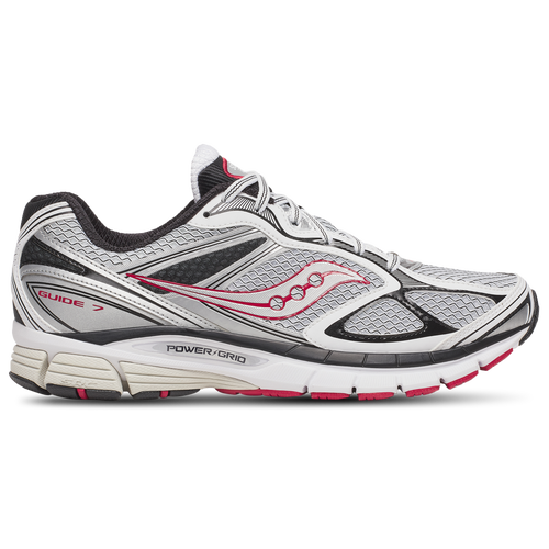 Saucony Men's Guide 7 - Running Shoes Size 13.0 - White/Silvered