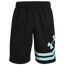Under Armour Baseline Court 10" Shorts - Men's Black/Breeze Blue