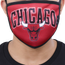 Pro Standard NBA Logo Face Mask Red/Black/White