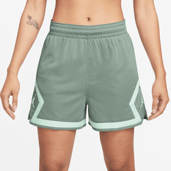 Women's - Jordan Sport Diamond Shorts 4" - White/Jade Smoke