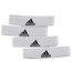 adidas Interval 3/4-inch Bicep Bands White/Black