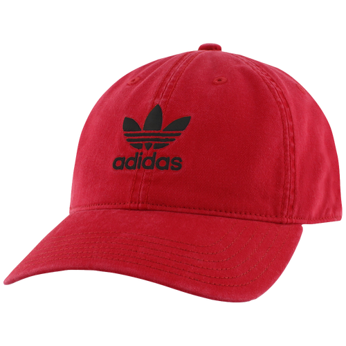 

adidas Originals Mens adidas Originals Relaxed Adjustable Cap - Mens Red/Black Size One Size