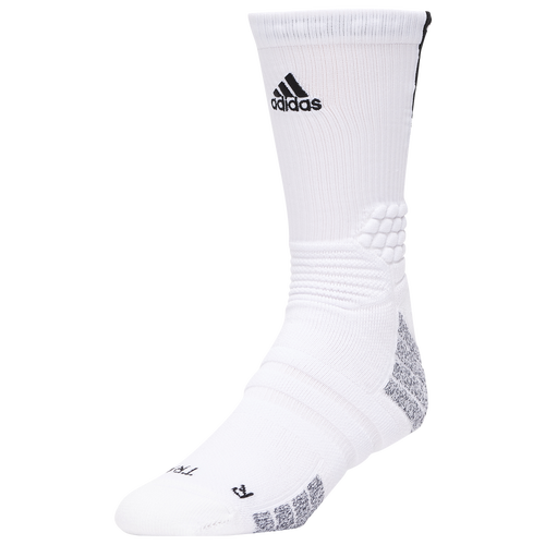 adidas Creator 365 Crew Socks - White / Black, Size L