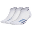 adidas Superlite 3 Stripe 3pk Low Cut Socks - Men's Light Gray Heather/Navy