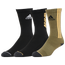 adidas Tiro 3-Pack Crew Socks - Men's Black/Gold