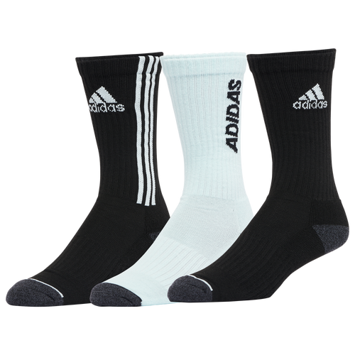 

adidas Mens adidas Tiro 3-Pack Crew Socks - Mens Black/Almost Blue Size One Size