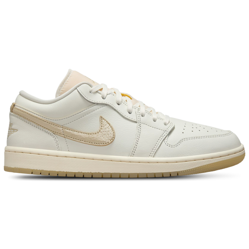 Jordan Women's Air 1 Low Se V2 - Basketball Shoes Size 07.5 - Gold/Tan/Gold