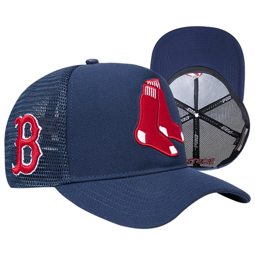 

Pro Standard Mens Pro Standard Red Sox Classic Pinch Front Trucker - Mens Navy/Red Size One Size