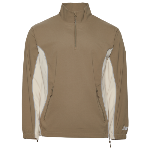 MENS - New Balance Run Energy Jacket - Tan/White