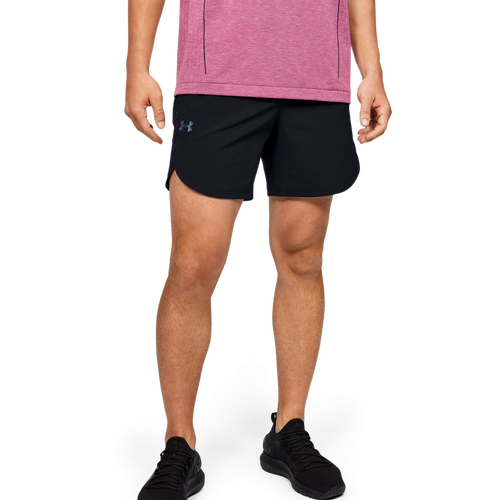 

Under Armour Mens Under Armour Stretch-Woven Shorts - Mens Black/Black/Metallic Solder Size XL