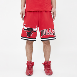 Men's - Pro Standard Bulls Pro Team Shorts - Red/Red