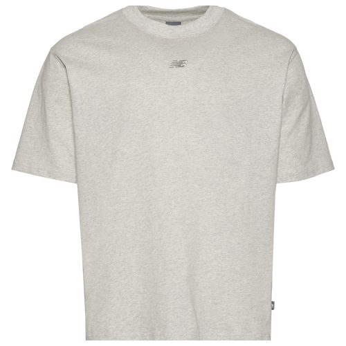 NEW BALANCE MENS NEW BALANCE OVERSIZED CENTER CHEST EMBLEM TONAL T-SHIRT 