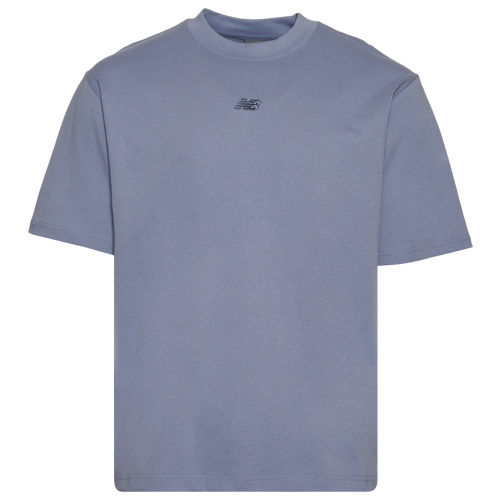 New Balance Mens  Oversized Center Chest Emblem Tonal T-shirt