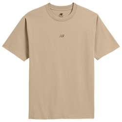 Men's - New Balance Center Chest Reflective T-Shirt - Tan