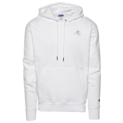 Men's - Champion Classic Fleece Pullover Hoodie - White/Grey