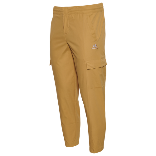 Champion Mens  Stretch Woven Pants In Tan/tan