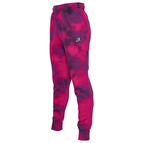 

Champion Mens Champion Classic Fleece Pants - Mens Pink/Purple Size M