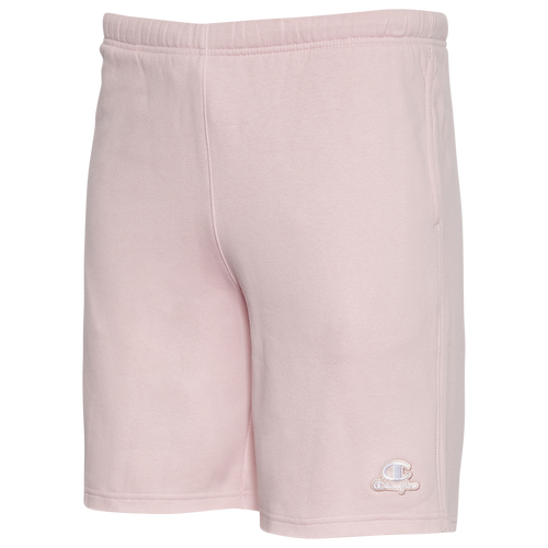 

Champion Cut Off Classic Fleece 8" Shorts - Mens Hush Pink/White Size S