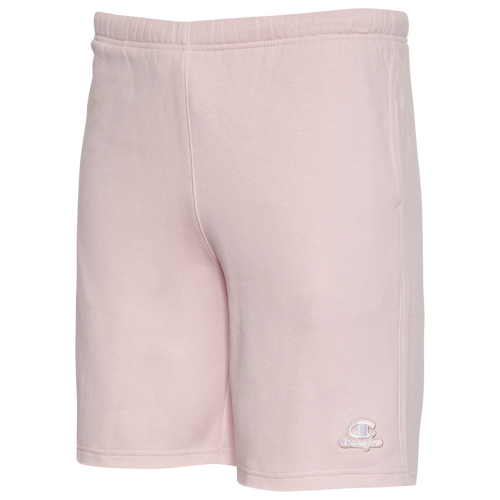 

Champion Cut Off Classic Fleece 8" Shorts - Mens Hush Pink/White Size M