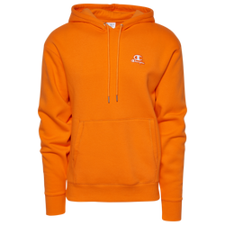 Men's - Champion Classic Fleece Hoodie - Orange/White