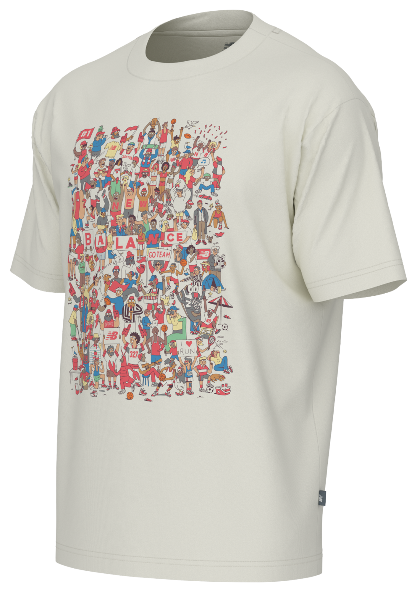 【New Balance】 UNI Quick Dry Letter Short Sleeve T-shirt New balance Accelerate short sleeve T-shirt Blue | Runnerinn