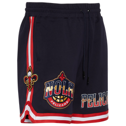 Men's - Pro Standard Pelicans Pro Team Shorts - Navy/Navy