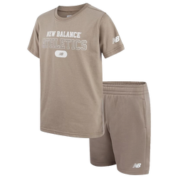 Boys' Toddler - New Balance Athletics T-Shirt & Shorts Set - Arid Stone/Arid Stone