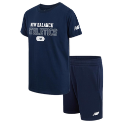 Boys' Toddler - New Balance Athletics T-Shirt & Shorts Set - Navy/Navy