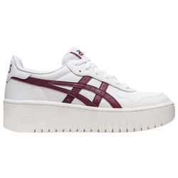 Women's - ASICS Tiger Japan S Platform  - White/Maroon