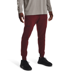 Men's - Under Armour Unstoppable Joggers - Black/Chestnut Red